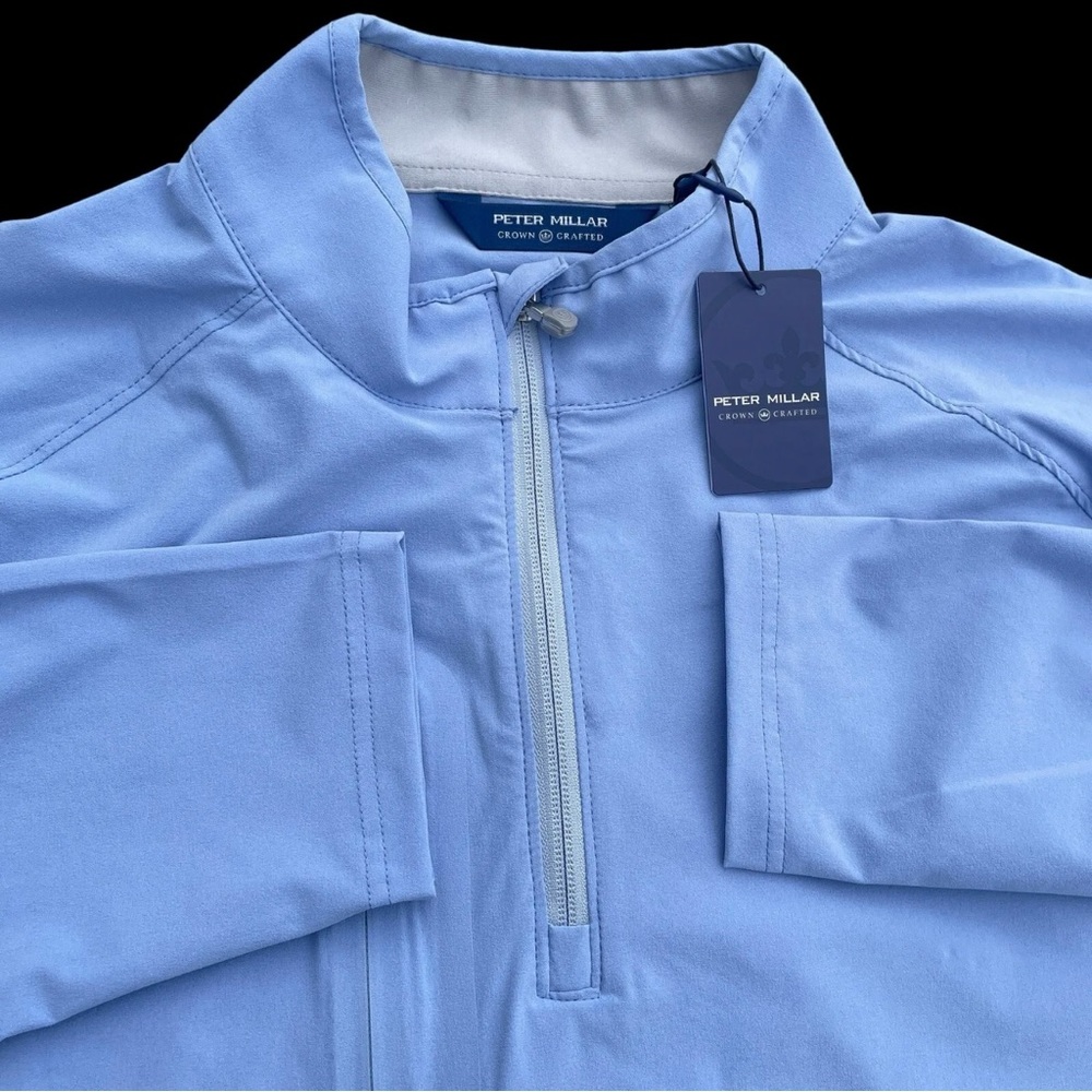 Peter Millar Crown Crafted Flex Adapt Wind Cheater Golf 1/2 Zip Pullover XXL NWT